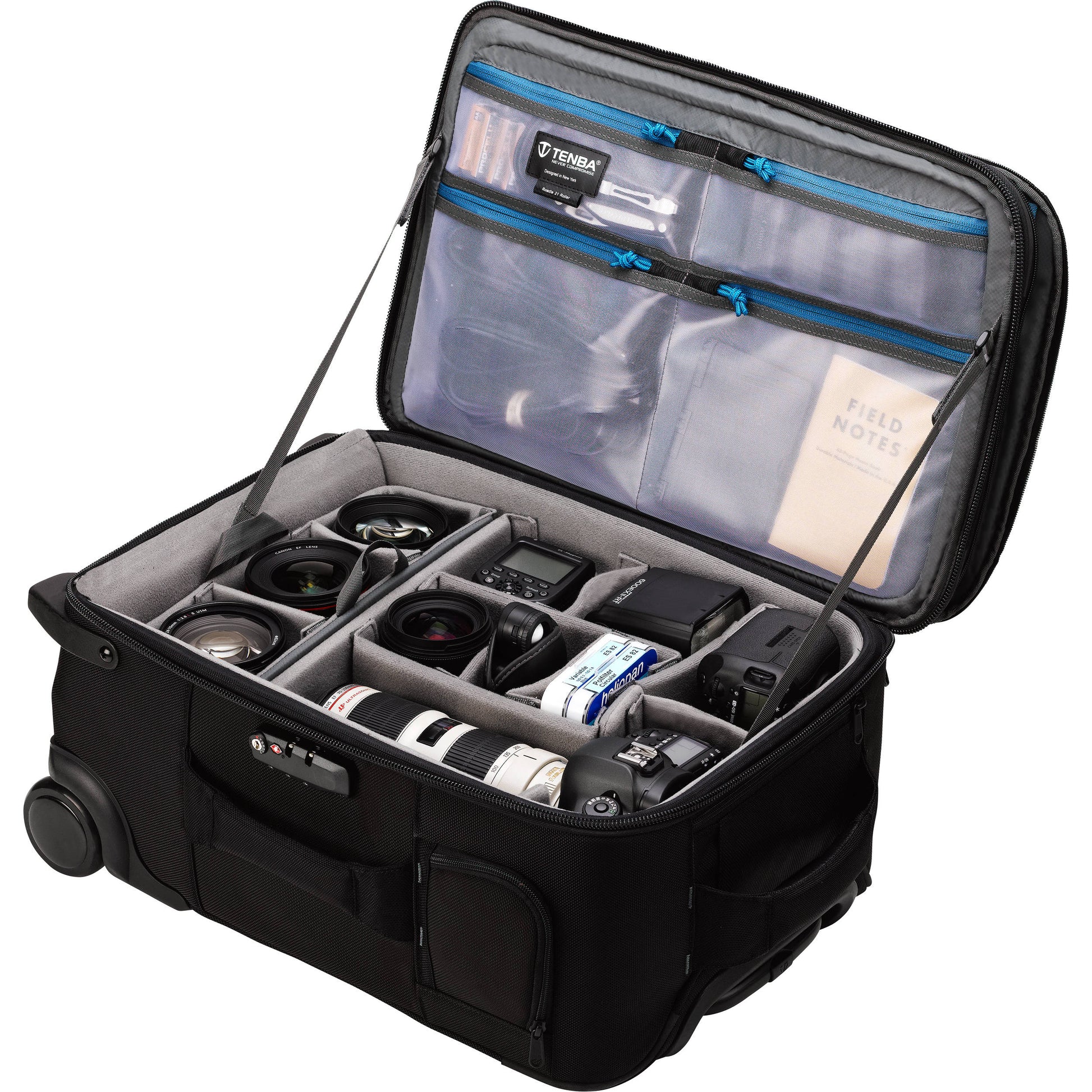 Travel smarter with the Tenba Roadie Roller-premium, durable, and airline-ready camera roller