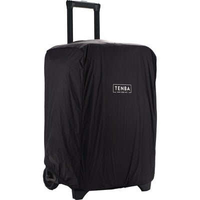 Tenba Roadie V2 Roller 24 black camera case with rain cove