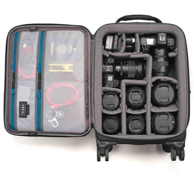 Tenba Roadie V2 Spinner 21 Air black case example view
