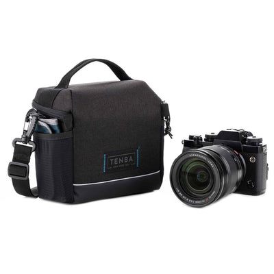 Tenba Skyline V2 Shoulder Bag 7 in black for DSLR or mirrorless camera with accessories
