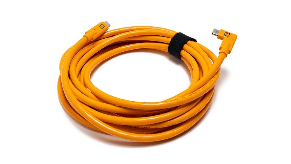 Tether Tools TetherPro USB Type-C Male to USB Type-C Male Cable (4.6m Orange)