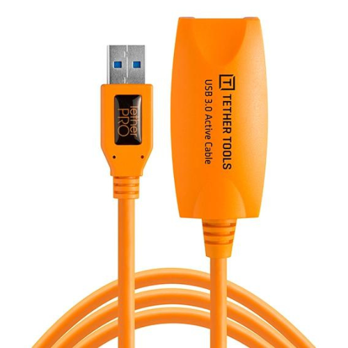 Tether Tools TetherPro USB 3.0 Active 5 m Extension Cable for stable tethered data transfer.