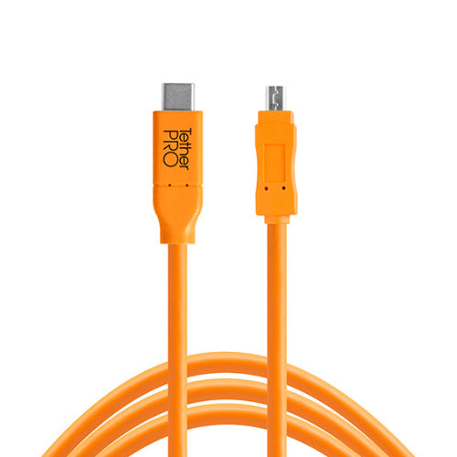 Tether Tools USB-C to 2.0 Mini-B Cable (4.6 m) for stable tethered camera connection.