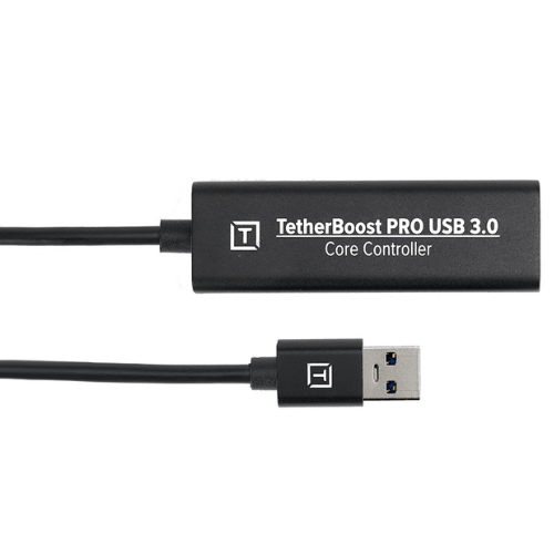 Tether Tools TetherBoost Pro USB 3.0 Core Controller (20cm) for stable tethering power and data transfer.