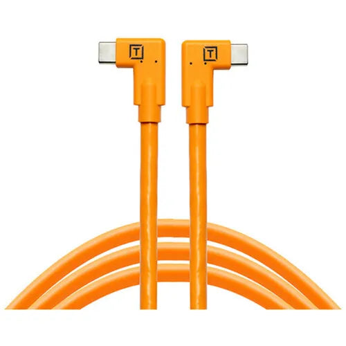 Tether Tools TetherPro Dual Right-Angle USB-C Cable for secure, ergonomic tethered photography.