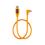 Tether Tools TetherPro Right Angle USB 2.0 to Mini-B 5-Pin 50 cm cable for secure tethering.