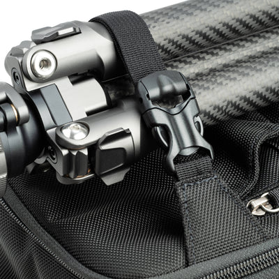 Think Tank Airport Navigator V2 rolling camera bag with laptop compartment and adjustable dividers.