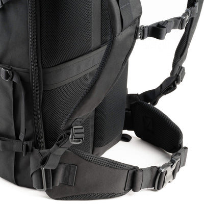 DarkLight Tactical Camera Backpack with multiple compartments for cameras and lenses