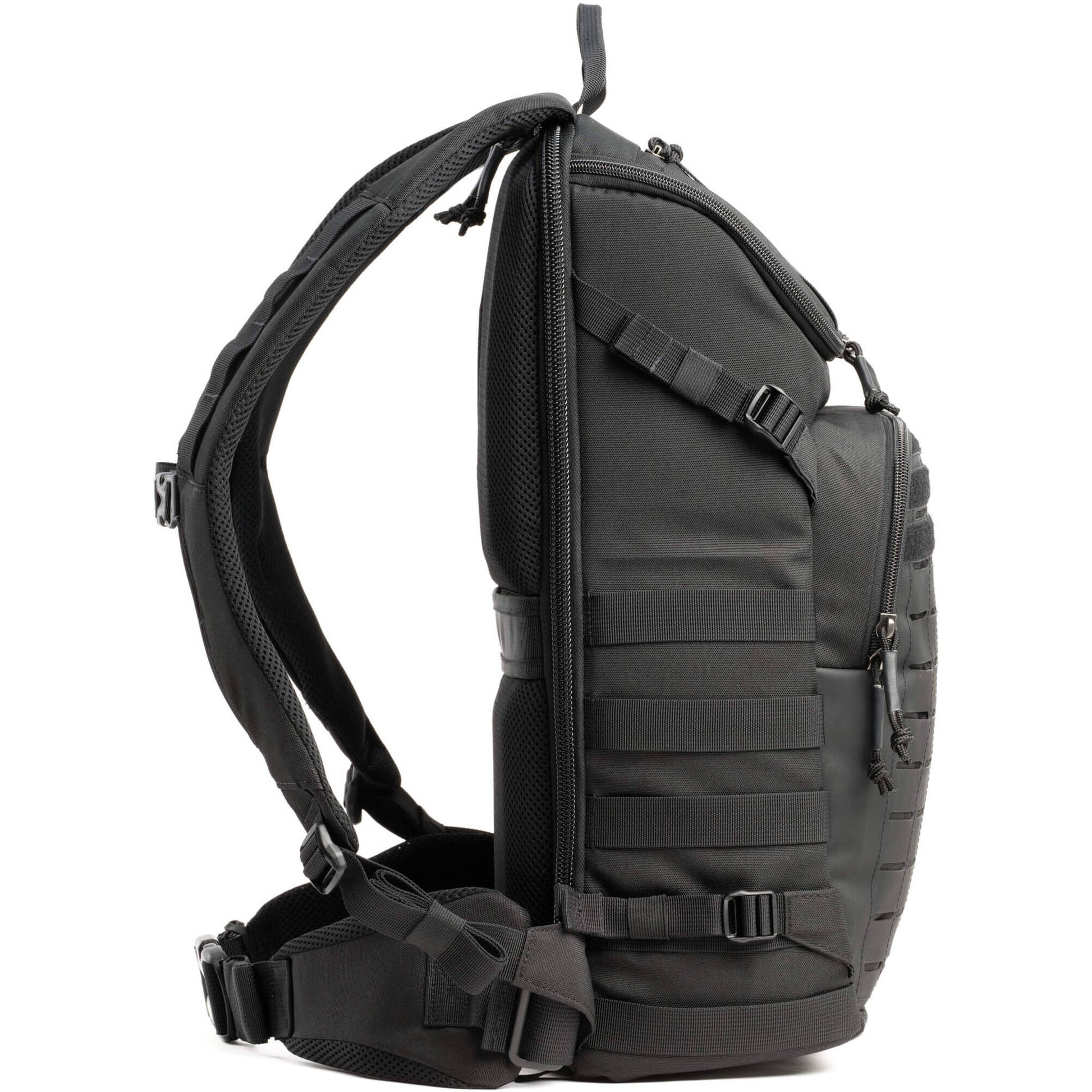 DarkLight Tactical Camera Backpack with multiple compartments for cameras and lenses