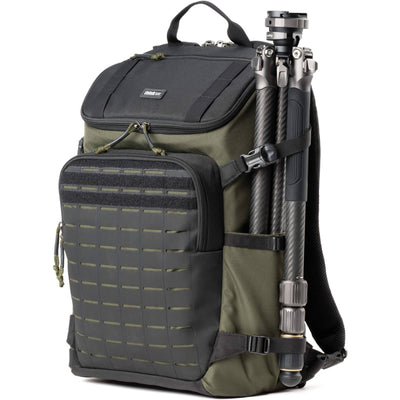 DarkLight Tactical Camera Backpack with multiple compartments for cameras and lenses