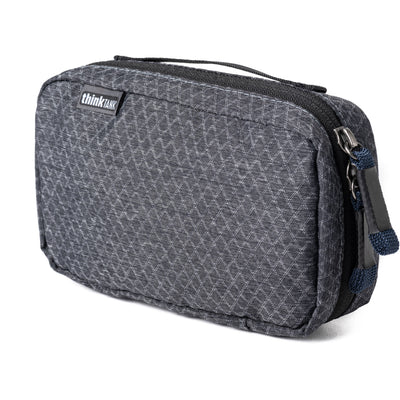 Think Tank EDC Pouch with pockets, zippered compartment, water-repellent coating, and open-flat design for easy access.
