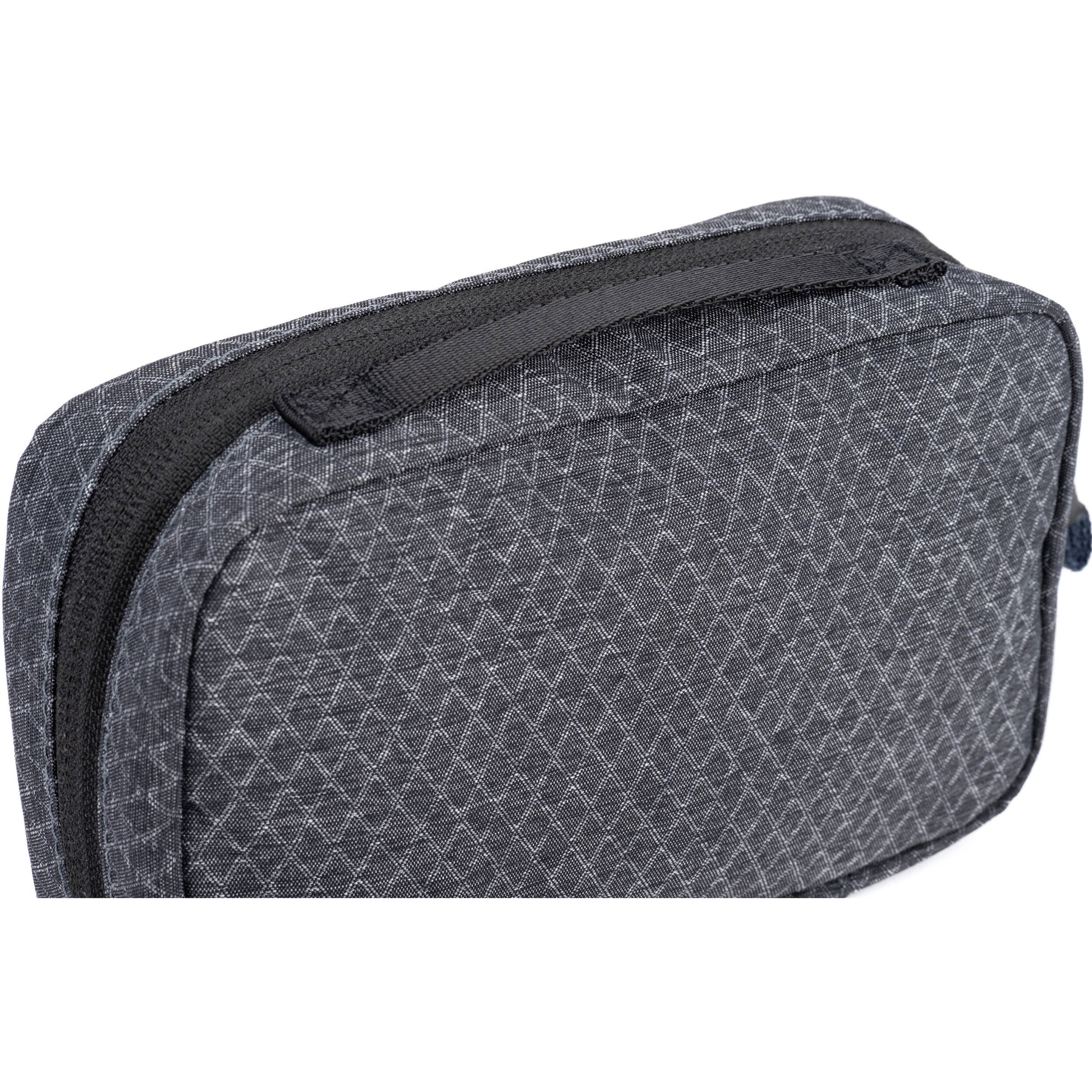 Think Tank EDC Pouch with pockets, zippered compartment, water-repellent coating, and open-flat design for easy access.