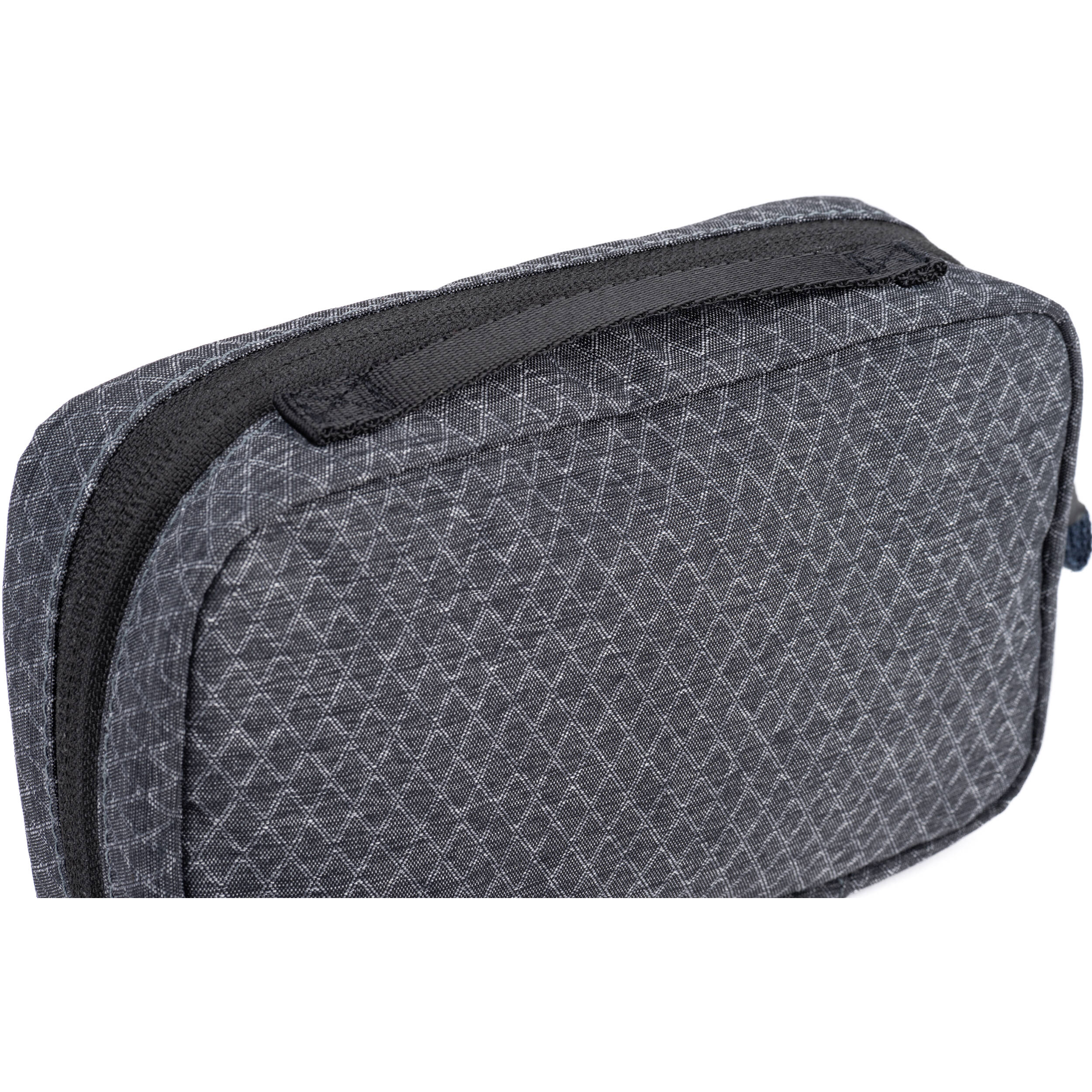 Think Tank EDC Pouch with pockets, zippered compartment, water-repellent coating, and open-flat design for easy access.