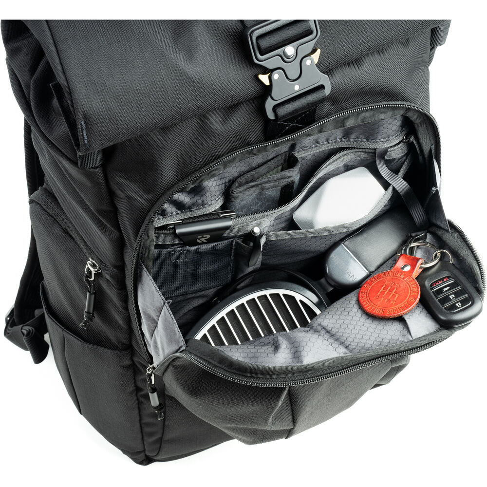 Camera bag with padded dividers and eco-friendly design
