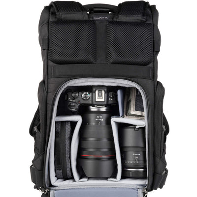 Camera bag with padded dividers and eco-friendly design