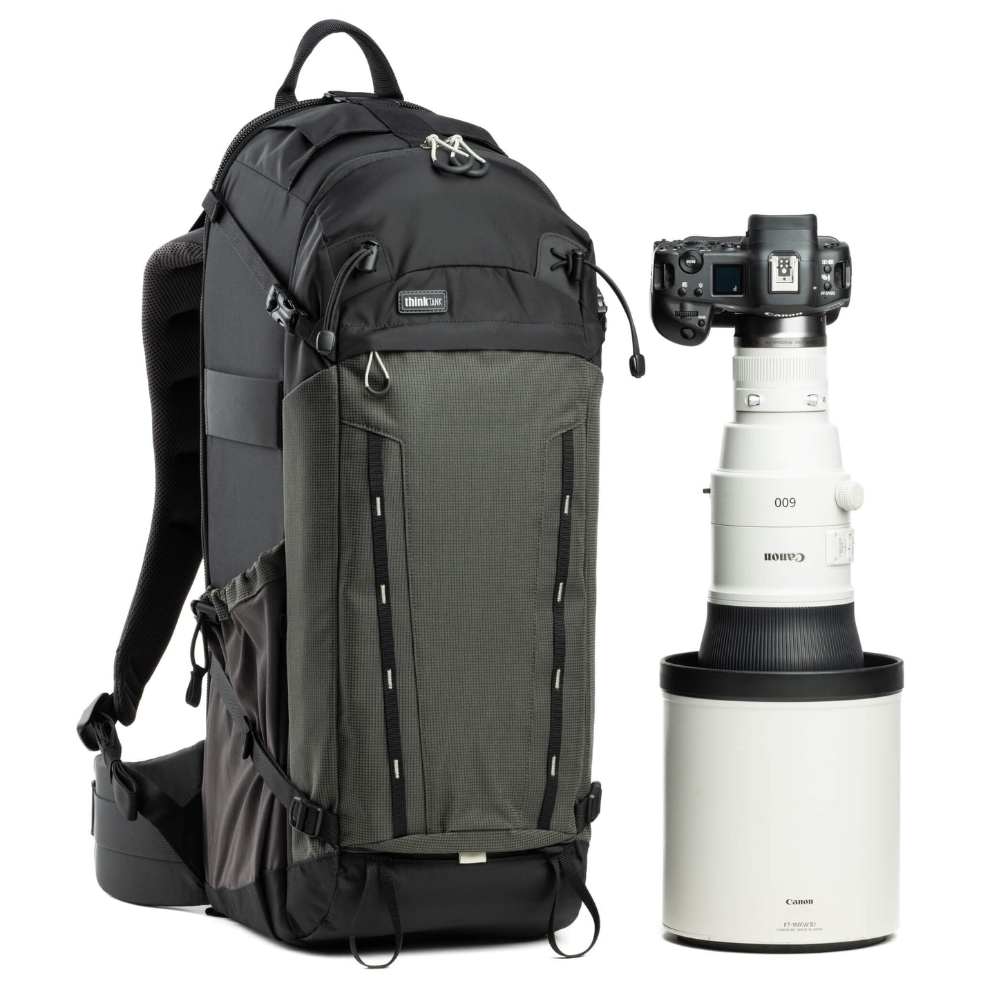 Camera backpack 32 L, rear access, padded, fits super telephoto gear
