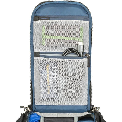 Think Tank Photo BackStory 13 Camera Backpack with padded compartments for DSLR/mirrorless cameras, laptop, tablet, and accessories.