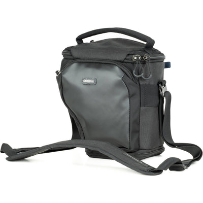 Think Tank mirrorless camera holster with accessory pockets
