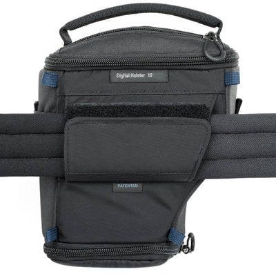 Think Tank mirrorless camera holster with accessory pockets
