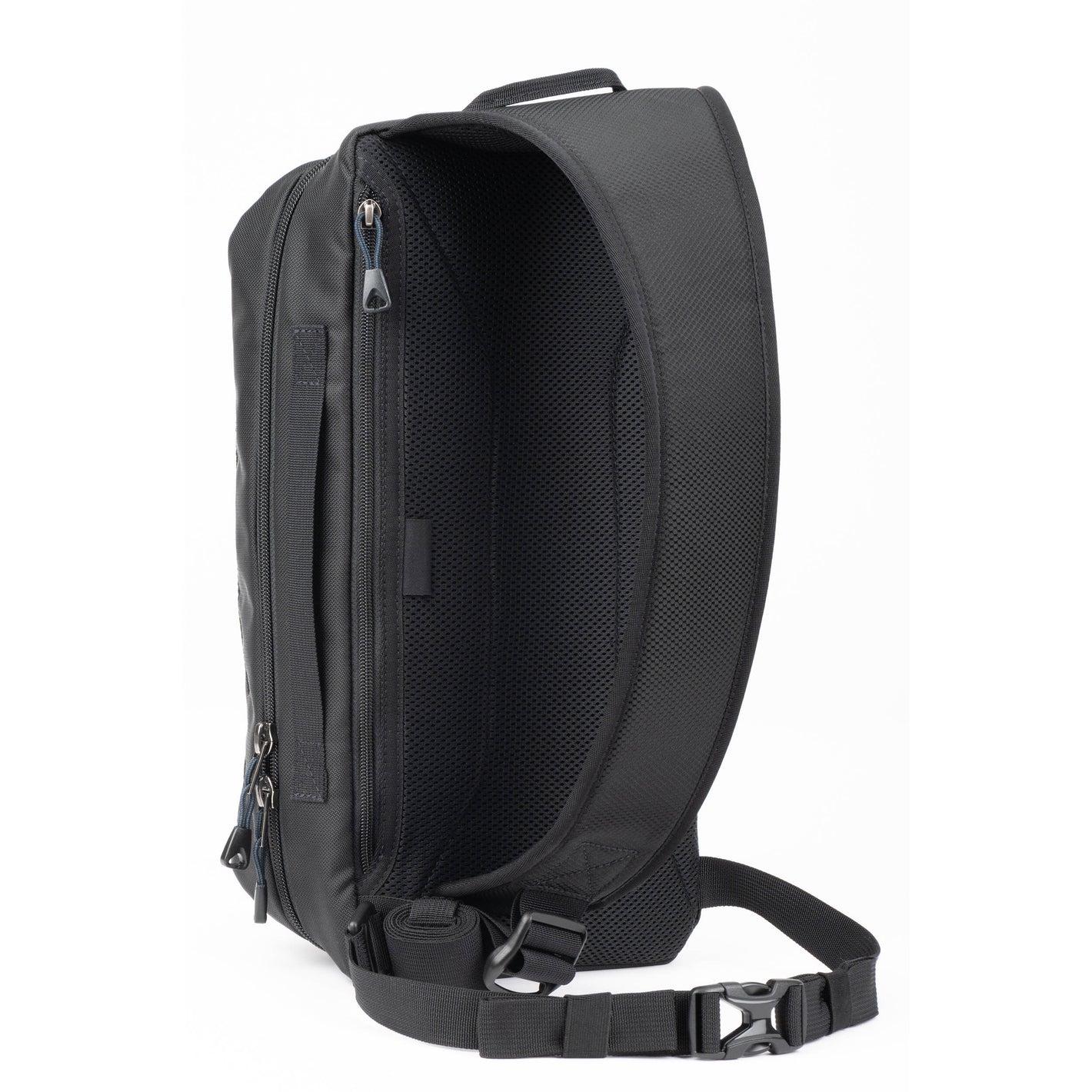 PressPass Sling Bag with removable insert, grab handle, and rain cover for easy camera access.