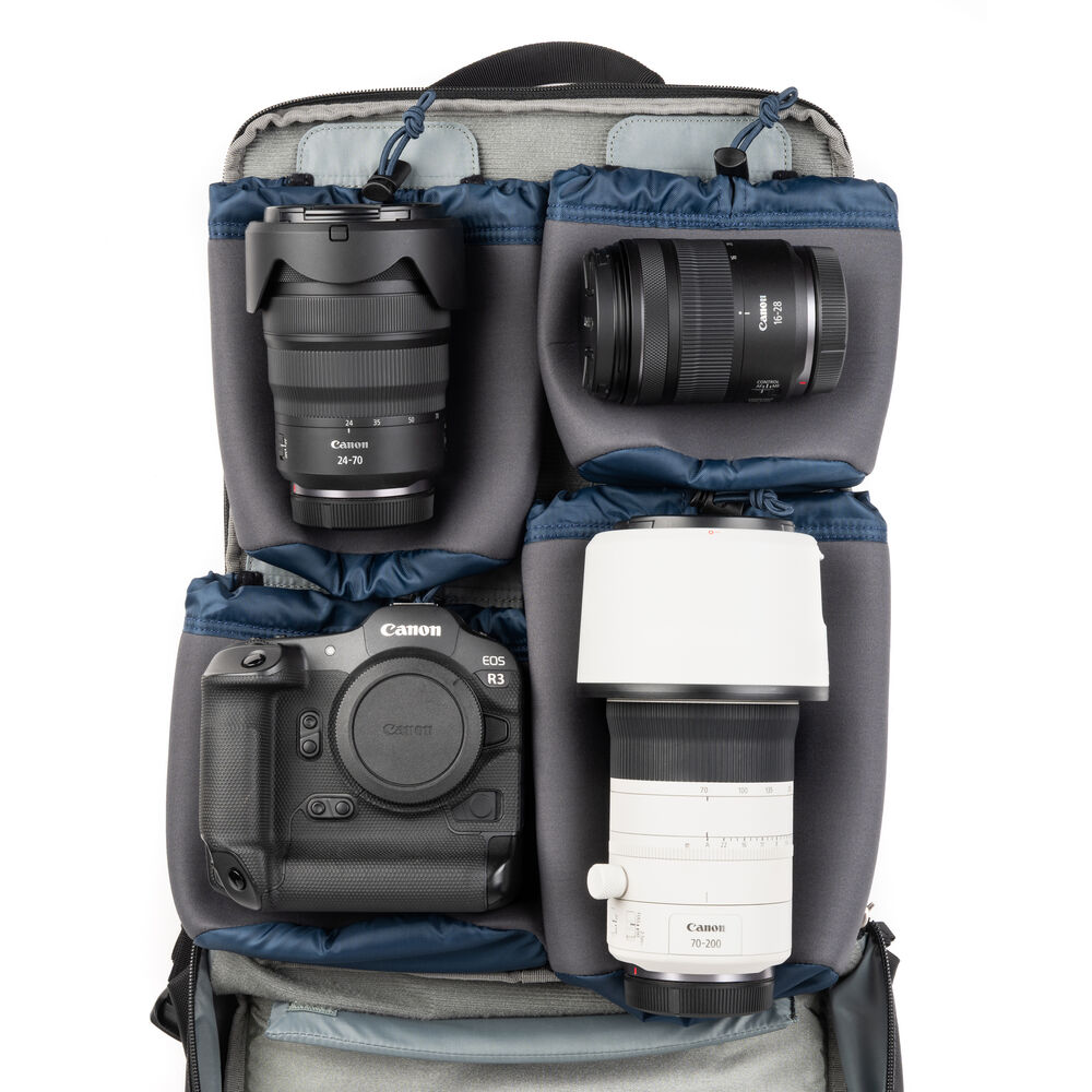 Versatile camera backpack with quick access and expandable storage
