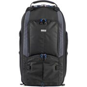 Think Tank StreetWalker Pro V2.0: Rugged charcoal-grey camera backpack with contoured shoulder straps and customizable interior dividers.