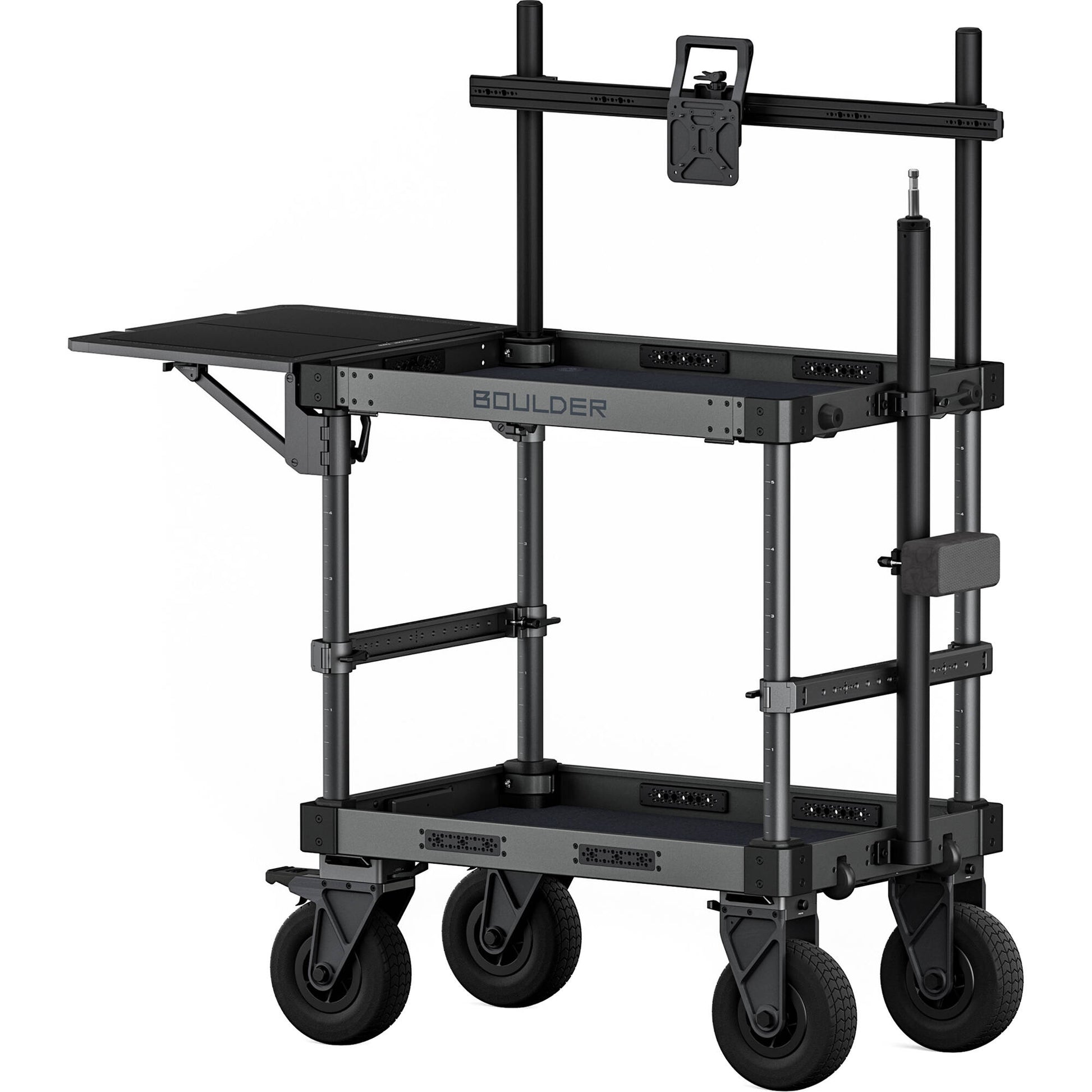 Tilta Boulder 36" Camera Cart with tool-free assembly and side table
