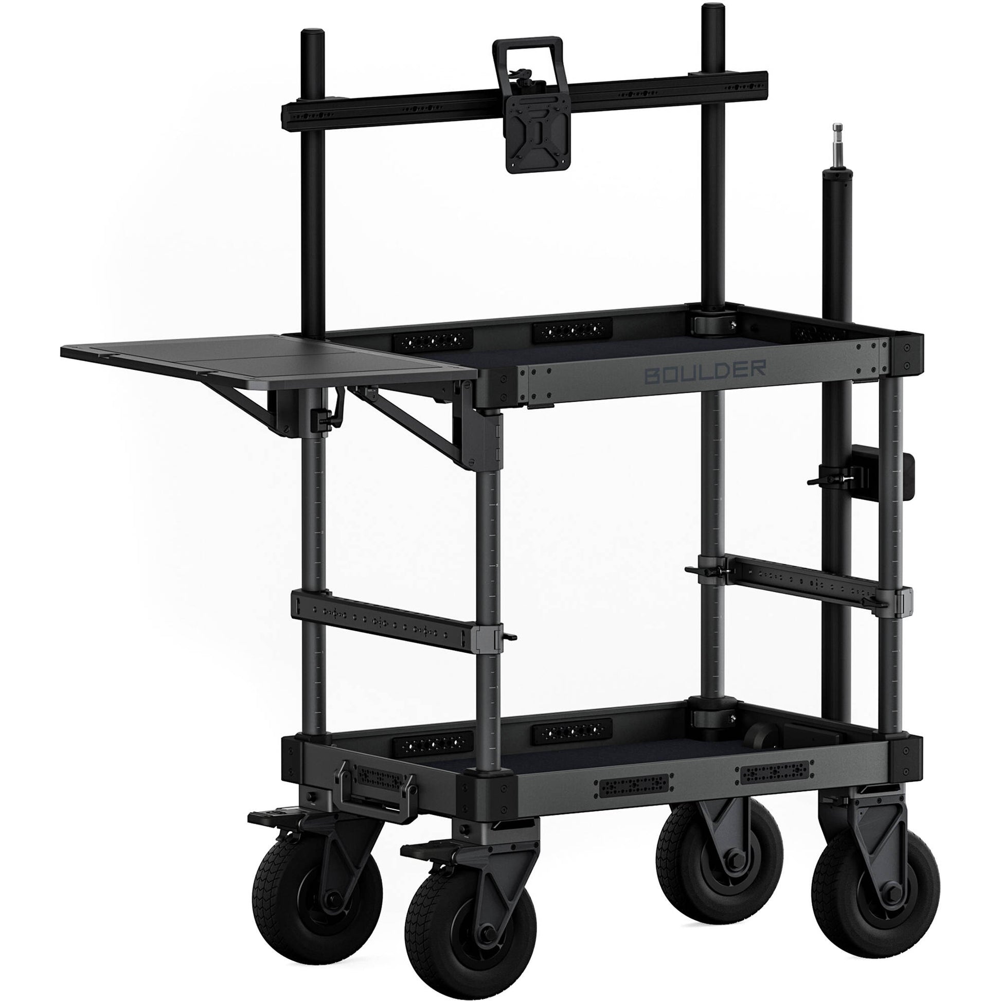 Tilta Boulder 36" Camera Cart with tool-free assembly and side table
