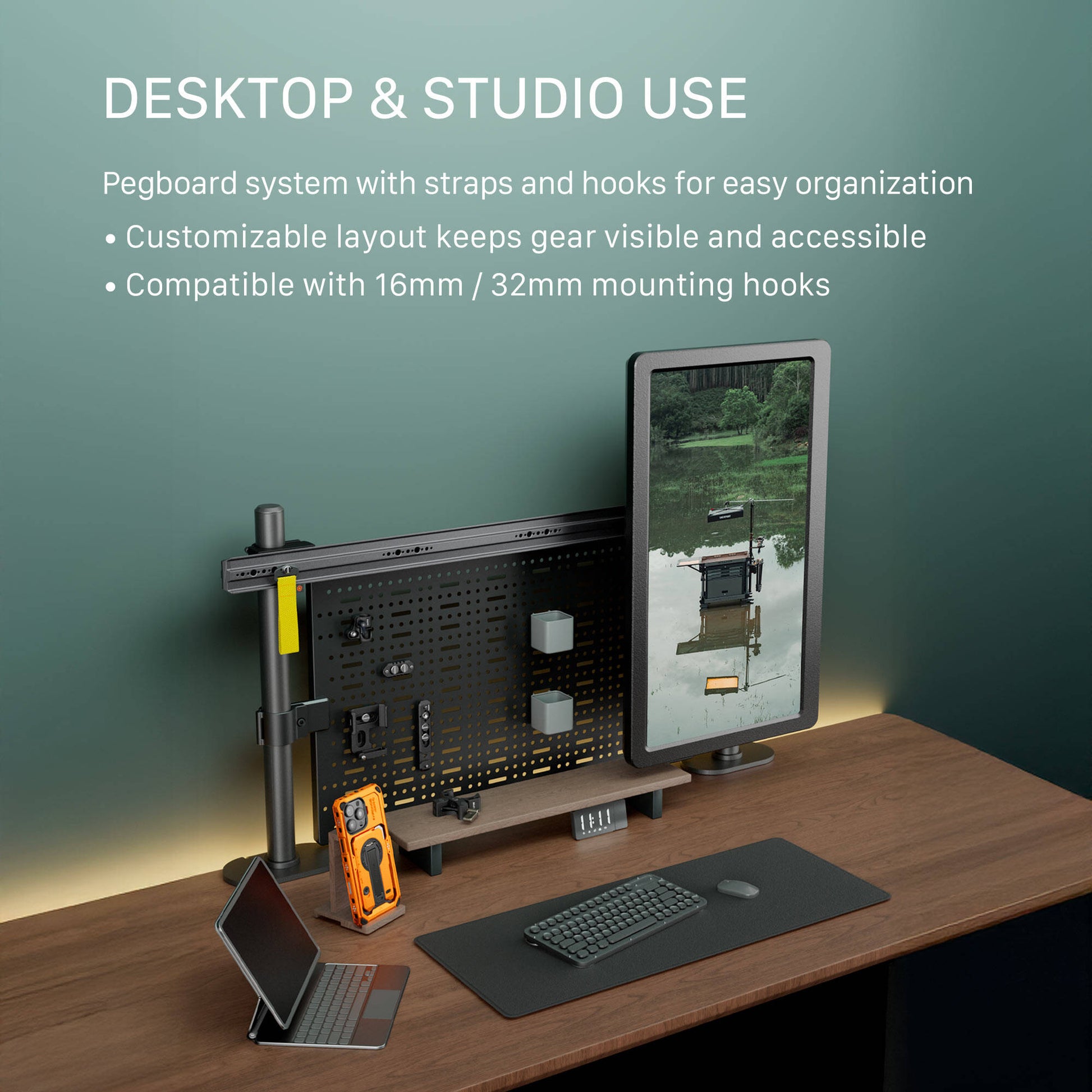 Tilta Boulder 36" Camera Cart with tool-free assembly and side table
