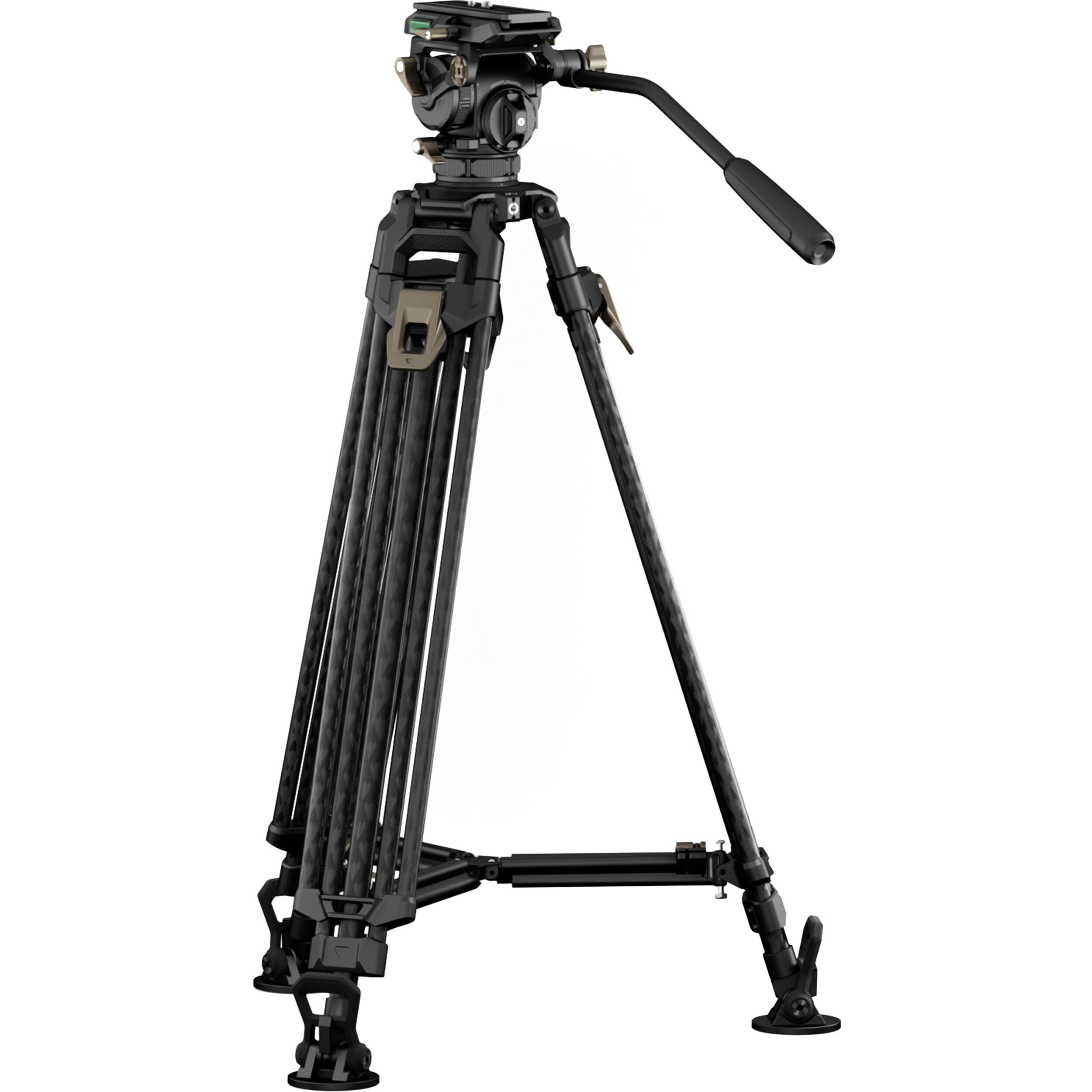 Tilta CT08 75mm Cine Fluid Head with 2-Stage One-Touch Carbon Fibre Tr