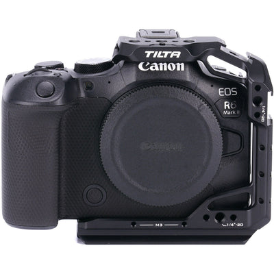 A Full Camera Cage for Canon R6 II enables you to add handles for horizontal or vertical shooting while providing extra protection.