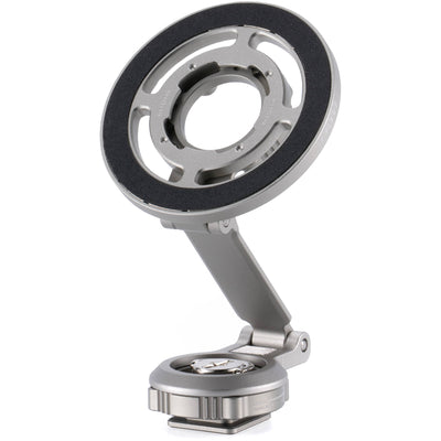 Tilta Magnetic Articulating Mounting Kit with MagSafe, dual-axis arm, Cold Shoe and 1/4"-20 mounts.