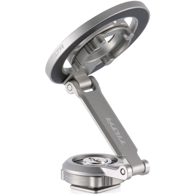 Tilta Magnetic Articulating Mounting Kit with MagSafe, dual-axis arm, Cold Shoe and 1/4"-20 mounts.