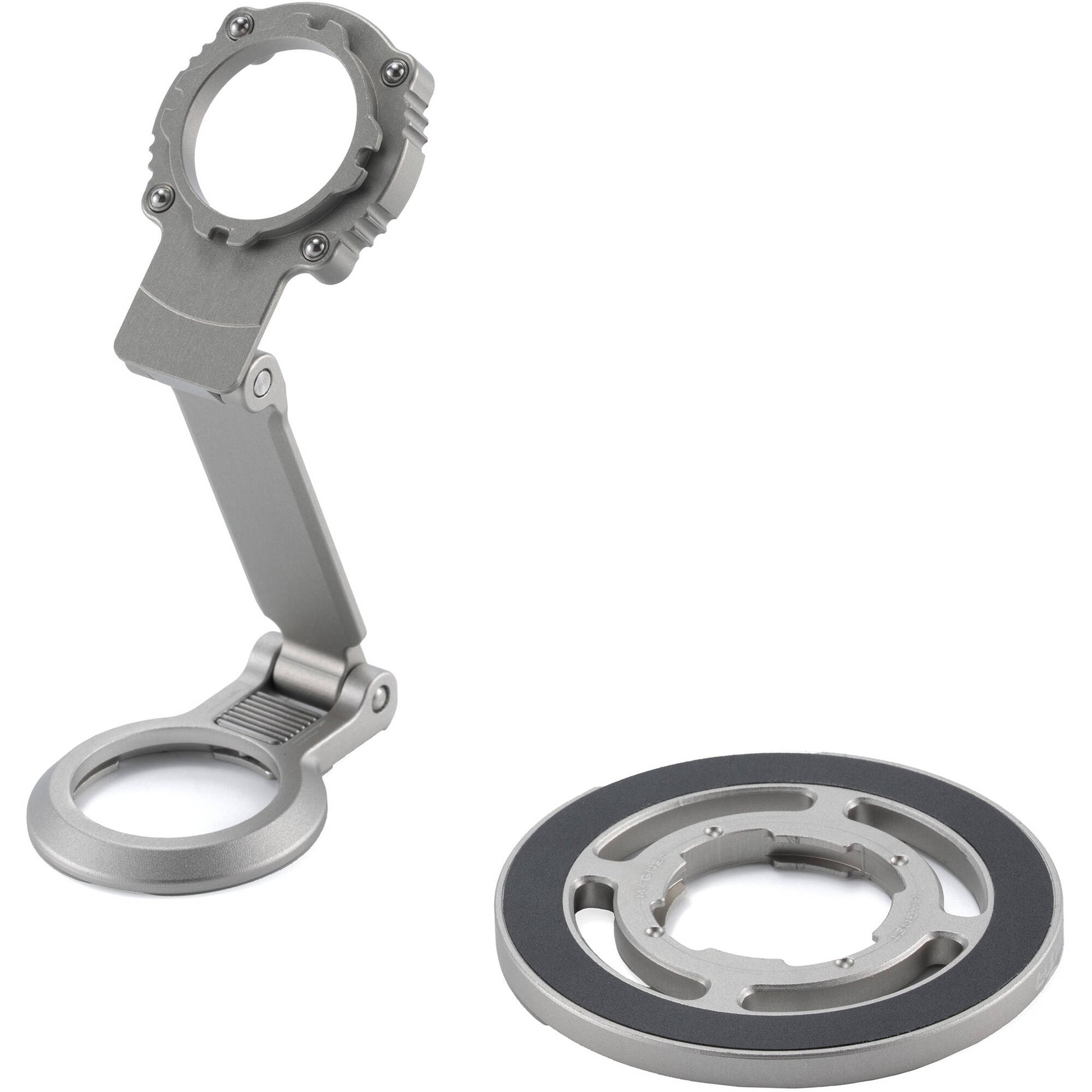Tilta Magnetic Articulating Mounting Kit with MagSafe, dual-axis arm, Cold Shoe and 1/4"-20 mounts.