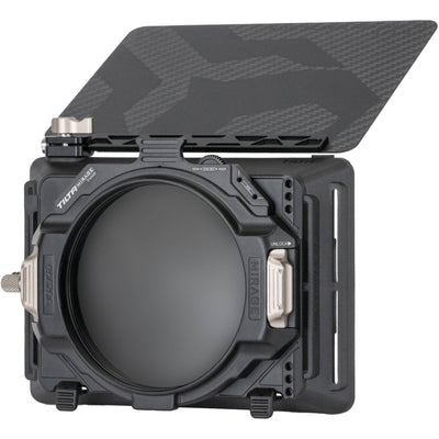 Tilta Mirage VND Kit with Matte Box, including variable ND filters and adjustable flags for professional video production.