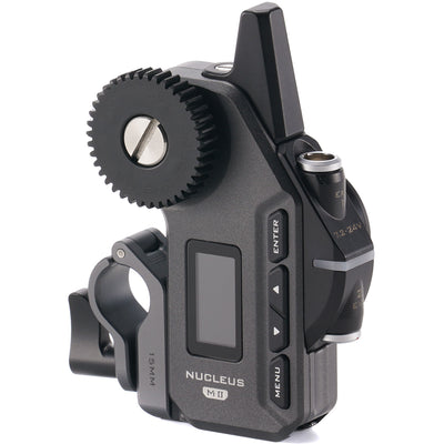 Nucleus-M II controlling ND filter on matte box.