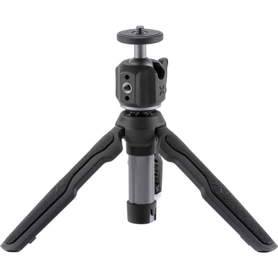 Tilta VT01 Extendable Vlog Tripod in Grey with adjustable legs, ball head, and cold shoe mount, ideal for smartphones and compact cameras.