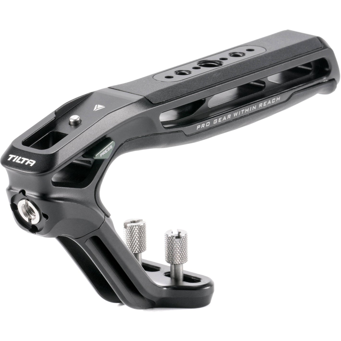 A top handle perfect for adding accessories to your camera cage and that easily adapts to multiple photography scenarios. 