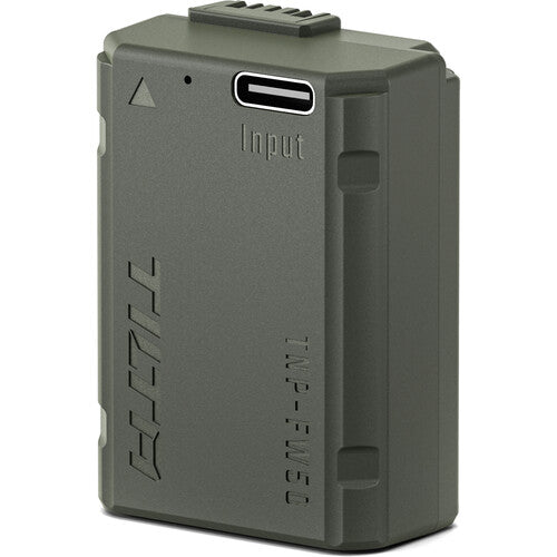 Tilta NP-FW50 USB-C rechargeable battery for Sony cameras.