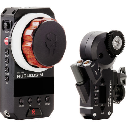 Tilta Nucleus-M Wireless Lens Control System Kit 1 with motor and hand unit.