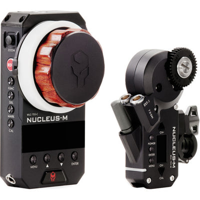 Tilta Nucleus-M Wireless Lens Control System Kit 1 with motor and hand unit.