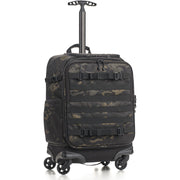Tenba Axis v2 28L Spinner Backpack in MultiCam Black with pull handle extended
