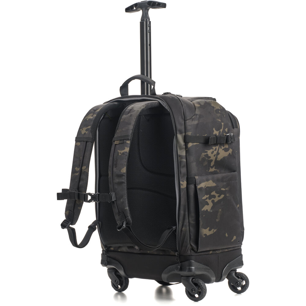 Tenba Axis v2 28L Spinner Backpack in MultiCam Black back view