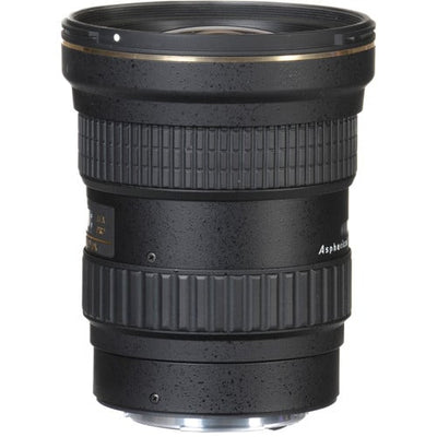 Tokina AT-X 14–20mm f/2 Pro DX ultra-wide zoom lens for Canon EF, ideal for landscapes, architecture, and interiors.