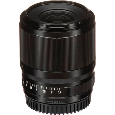 Tokina atx-m 23mm f/1.4 wide-angle prime lens for Fujifilm X APS-C mirrorless cameras.