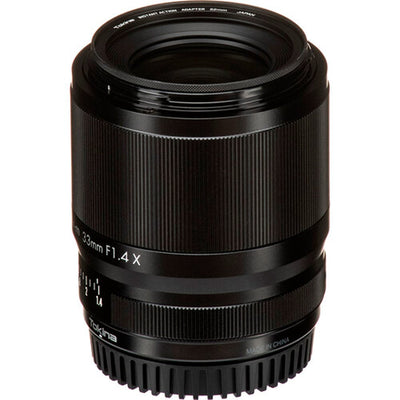 Tokina atx-m 33mm f/1.4 standard prime lens for Fujifilm X APS-C mirrorless cameras.