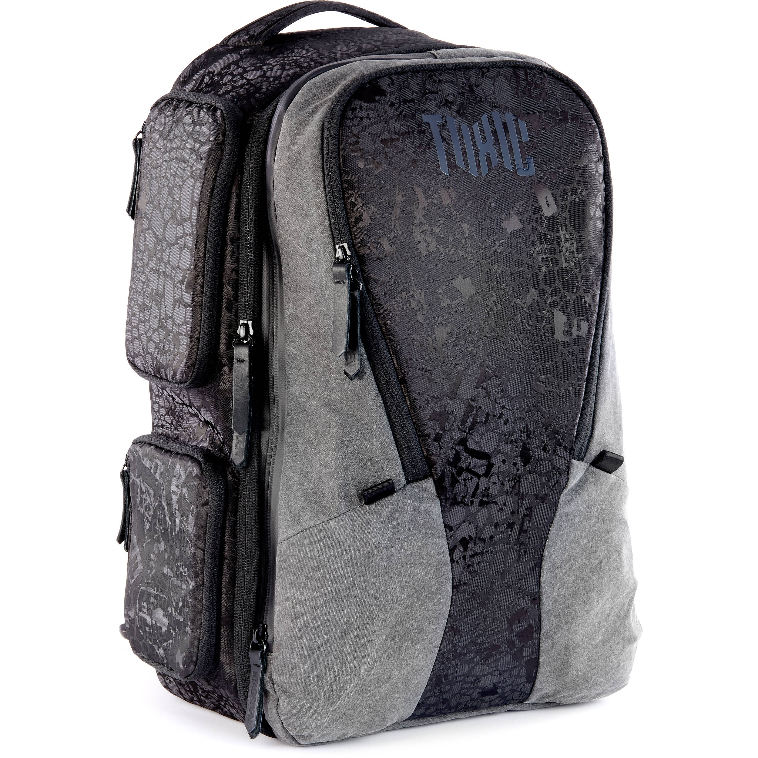Valkyrie camera backpack with adjustable dividers, tripod holder, water-resistant fabric, and padded interior for photography gear
