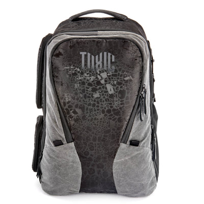 Valkyrie camera backpack with adjustable dividers, tripod holder, water-resistant fabric, and padded interior for photography gear
