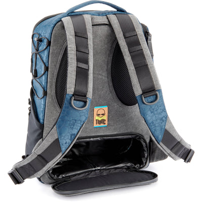 Valkyrie camera backpack with adjustable dividers, tripod holder, water-resistant fabric, and padded interior for photography gear
