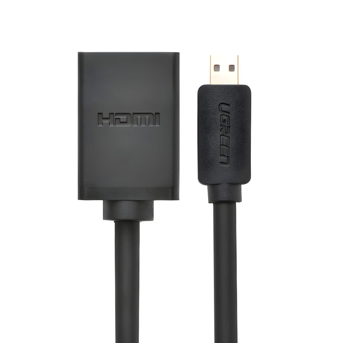 UGREEN Micro HDMI Male to HDMI Female Adaptor 20 cm Cable Black